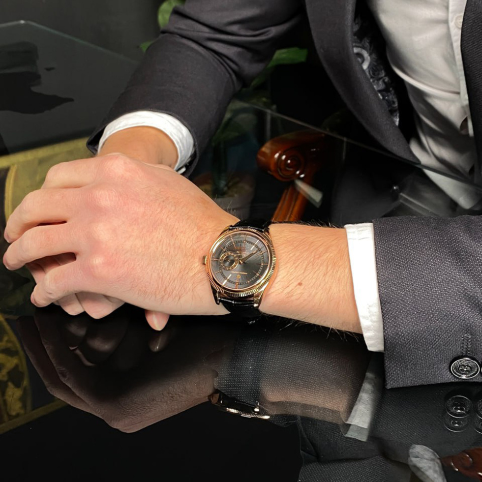 large Годинник чоловічий Pagani Design PD-1689 Gold-Black 4